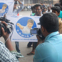 Vijay Fans at Devi Cinemas - Pictures | Picture 105479